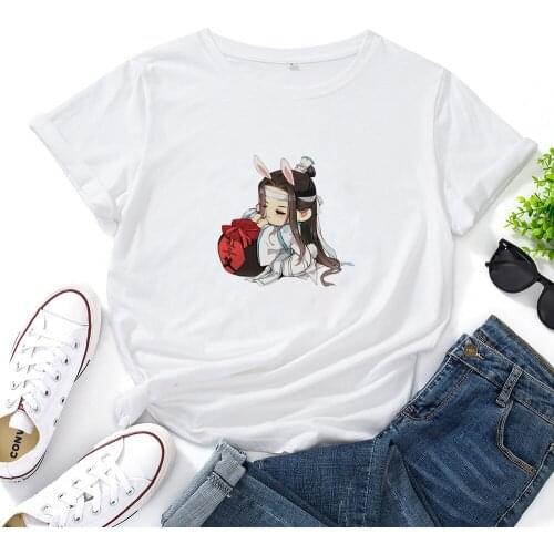 Graphic Print T Shirts Women Fashion Anime Graphics Tee Shirt Casual Short-sleeved T-shirt for Women O-neck Loose Tshirts Femme