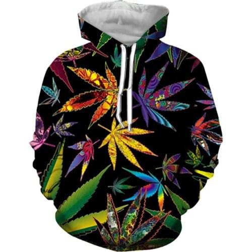 Jumeast Brand Men/Women 3D Printed Tobacco Weeds Sleeve Funny drugs casual Sport Pullover Fashion Spring Zipper Hoodies