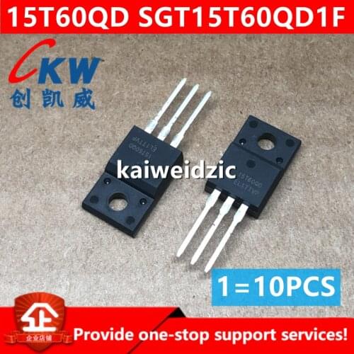Kaiweikdic SGT15T60QD1F 15T60QD TO-220F 15A600V IGBT single transistor / field effect transistor for servo inverter