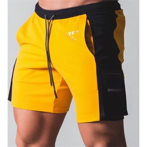 2021 Summer Running Shorts Men Letter Print Elastic Waist Jogging Gym Fitness Shorts Quick Dry Training Casual Shorts Pants Male