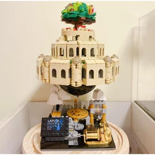 XingBao 05001 Ideas Series City Castle in The Sky Model Kit Building Blocks Sky City Bricks Kid TOYS Music Box Birthday DIY Gift