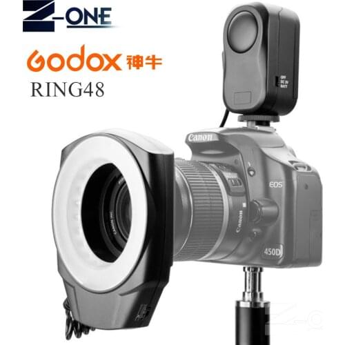 New Godox ring48 Macro Ring Flash LED Light for Nikon for Pentax for Canon 7D 6D 1D 5DIII 1100D 60D 600D 5DII 550D DSLR