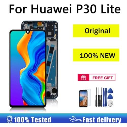 Original LCD for HUAWEI P30 Lite Lcd Display Touch Screen Digitizer Assembly for HUAWEI Nova 4e LCD Screen Replacement Parts