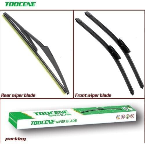Front And Rear Wiper Blades For Citroen C3 Picasso 2011 -2016 Rubber Windscreen Windshield Wipers Car Accessories 24+16+12