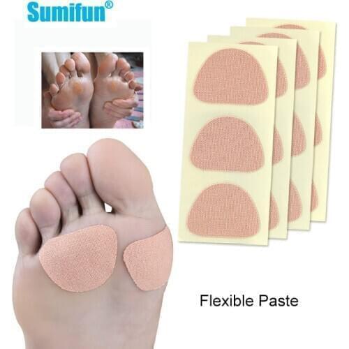 6/12/24/30pcs Foot Protector Corn Calluses Plantar Warts Thorn Pain Relief Plaster Prevent Foot Calluses Sole Heel Toe Patches