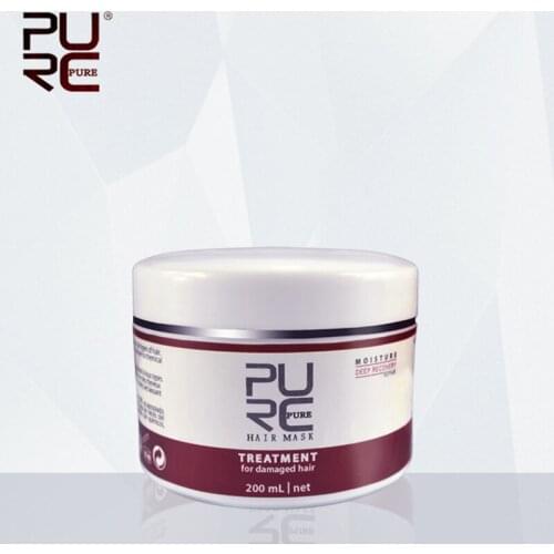 PURC 200ml Deep Conditioner Restores Dry & Damaged Hair Moisturizing Anti Frizz Hair Mask Hair Masque Restoration Hair Care