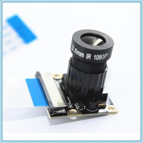 Raspberry PI 3 generation / B + focal length adjustable Black 3.6mm raspberry pie night vision camera module
