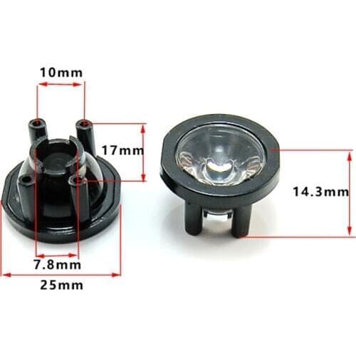 1W 3W high power RGB lens stage light lens four-pin RGB lamp bead special LED lens
