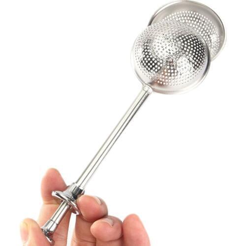1pcs Reusable Stainless Steel Mesh Tea Infuser Mesh Loose Tea Ball Home Convenient Necessary Filter Tea Leaf Strainer