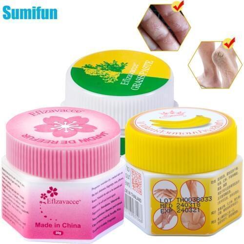 Thailand Banana/Cherry blossoms/Grass Repair Skin Ointment Anti-cracking Cream Anti Dry Crack Moisturizer Oil Frozen 1Pcs