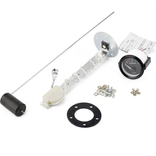 Universal Car 12V Fuel Gauge Car Fuel Level Gauge Meter With Fuel Float Sensor Modified Meter Oil Level 2" 52mm