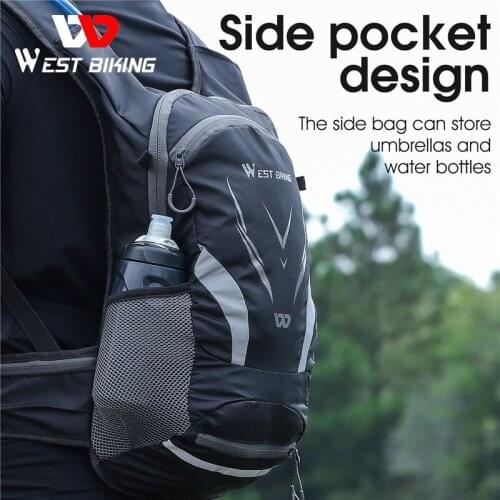 WEST BIKING 16L Cycling Backpack Waterproof Ultralight Bicycle Bag Outdoor Mountaineering Hiking Travel Bike Hydration Backpack