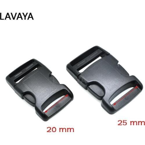 1pcs Webbing 20mm 25mm Plastic Arched Side Release Buckle