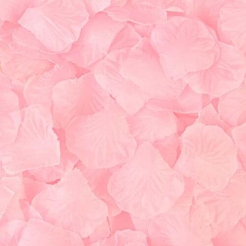 1000 Pcs Artificial Rose Petals Wedding Petalas Colorful Silk Flower Accessories for Cards Gift Wraps Table Decoration