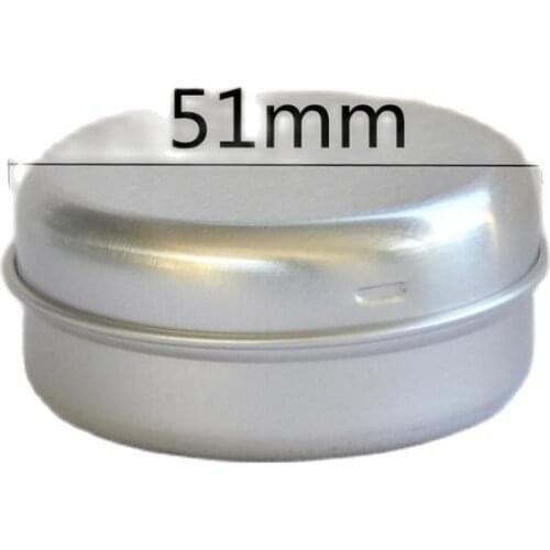 30g silver aluminum jar pot tin bottle for hand cream face gel moisturizer eye shadow powder case wax skin care cosmetic packing