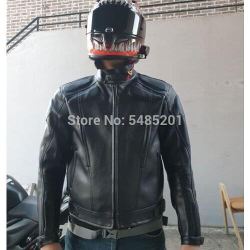 Astar PU Synthetic Leather Jacket Good quality windproof PU Motorcycle Riding Star Logo Jacket Without Liner