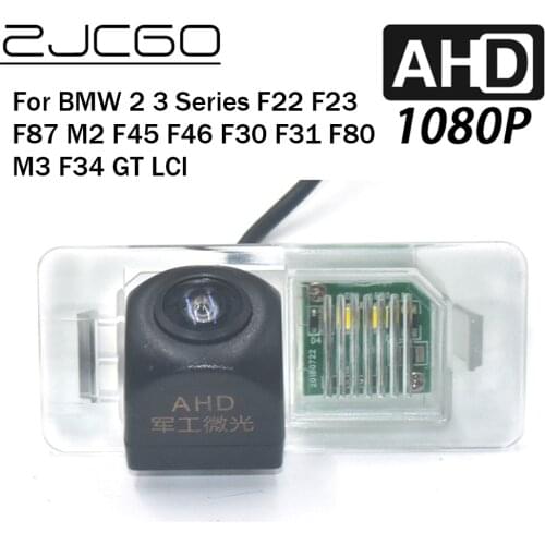 ZJCGO Car Rear View Reverse Backup Parking Reversing Camera for BMW 2 3 Series F22 F23 F87 M2 F45 F46 F30 F31 F80 M3 F34 GT LCI