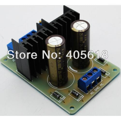Free Shipping! Top Assembled LM317 337 dual power adjustable power supply board