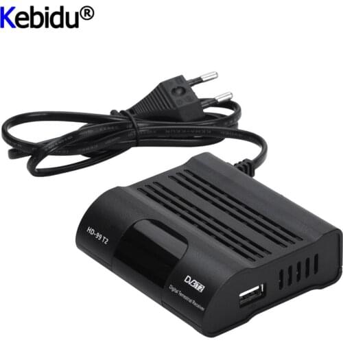 KEBIDU HD99 FTA HEVC 265 DVB T2 Digital TV Tuner H.265 TV Receptor Full HD DVBT2 Set-top Box Wifi Receiver DVB-T for Youtube