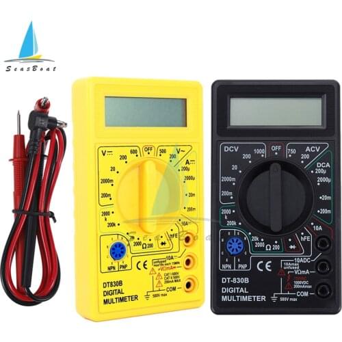 DT-830B LCD Digital Multimeter AC DC 750 1000V Voltmeter Ammeter Ohm Tester Meter Digital Multimeter