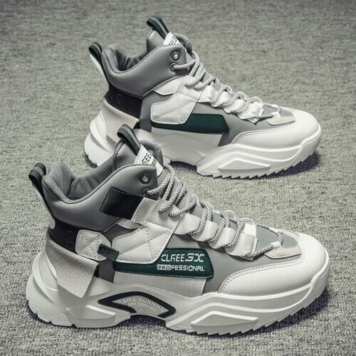 EXCARGO Men's High Top Sneakers