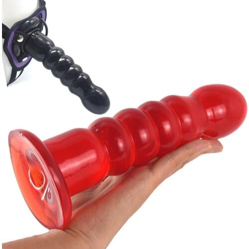 FAAK Sex Toys for Men Women Lesbian Huge Big Dildo Anal Plug Male Prostate Massage Female masturbators Super Large Anal Beads