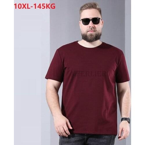 Summer large size men casual cotton t-shirts short sleeve cartoon Wishing fish tees 8XL 10XL 12XL home big size loose tshirt 70