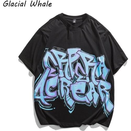 GlacialWhale Mens T-shirt Men 2021 Summer New Hip Hop T-shirts Japanese Streetwear Harajuku Plus Size Oversized T Shirt For Men
