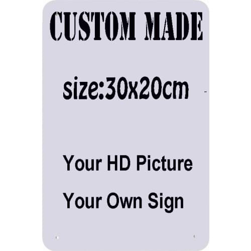 30x20CM/30X15CM Custom Metal Tin Signs Retro Plaque Home Decor Wall Sticker Art Poster License Plates ZSS61