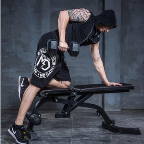 Dumbbell weightlifter multifunctional exercise fitness board gym training equipment sit-up aid