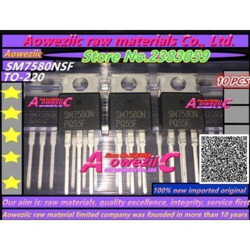 Aoweziic 100% new imported original SM7580NSF SM7580NSFC-TUG TO-220 MOS FET 80V 83A