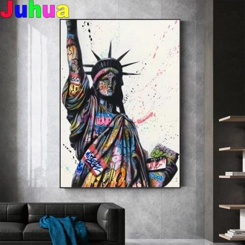 Statue of Liberty Graffiti 5d diy diamond painting mosaic cross stitch full drill diamond embroidery gift home decor