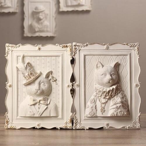 European Style Wall Hanging Home Living Room Decoration Background Wall Decoration Embossed Animal Wall Decoration Pendant