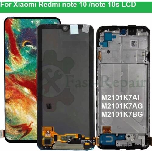 Original for Xiaomi Redmi Note 10 Pro LCD With Touch Screen Digitizer For Redmi Note10 lcd M2101K7AI, M2101K7AG LCD Display