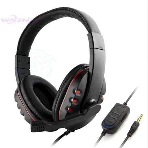 Wired 3.5mm Headset Headphone Earphone Music Microphone For xbox one PS4 Game For Mobile Phones Tablet PC Universial