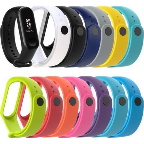 Watch Band Bracelet for Xiaomi Mi Band 3 4 Sport Strap watch Silicone wrist strap For xiaomi mi band 3 4 bracelet Miband Strap