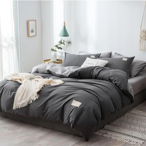 Luxury Cotton Comforter Bedding Set Super Duvet Cover Sets Europe and America Single Queen Size Black Home Textile 2021 New