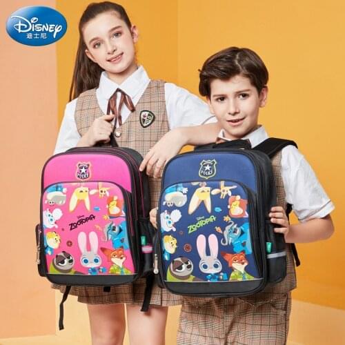 Disney Childrens School Bag Primary School School Bag 1-3 Grade Girl Boy Ridge Protection Lightening Mens Backpack