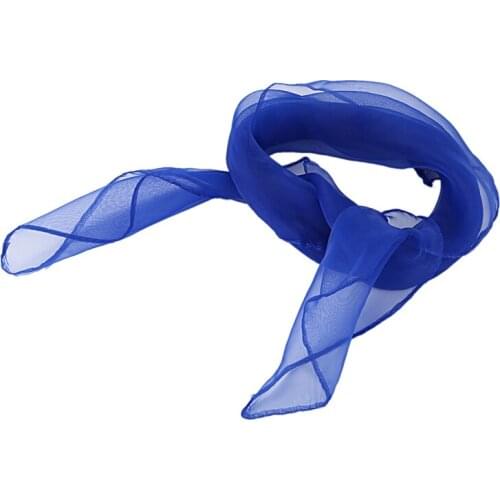 Lovely Fashion Plain Square Chiffon neck Scarf Head Scarves 70 cm x 70cm