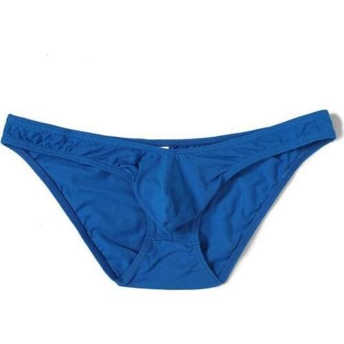 New 2019 U Convex Men Underwear No Trace Sexy Gay Penis Pouch Briefs Male Underpants Ropa Interior Hombre M/L/XL