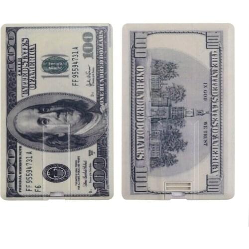USB Flash Drive 128GB 4GB 8GB 16GB 32GB 64GB Dollars PenDrive Wallet Money Car Pen Drive Euro USB 2.0 Memory Stick U Disk