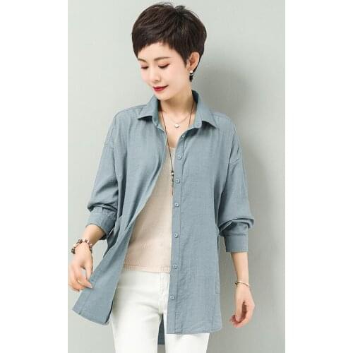 Льняные блузки VNFDWJ China At AliExpress