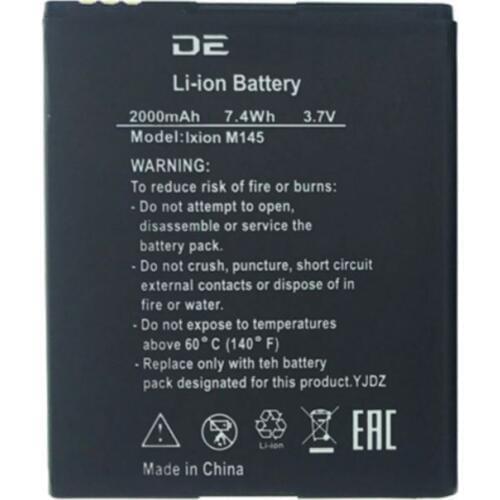 High quality Replacement battery 2000mAh For DEXP Ixion M145 Mobile Phone batteries