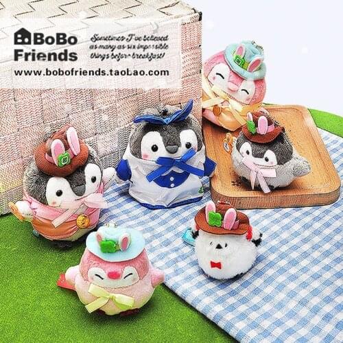 High Quality KAWAII Penguins Plush Doll Animal Stuffed Toy Positive Energy Penguins For Bags Pendant Girls Toys