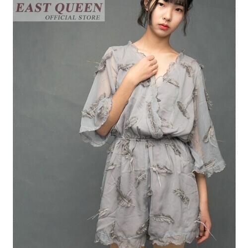 2018 jumpsuits for women women flare long sleeve playsuits jumpsuit casual loose playsuits new fahison clothing AA3581 A