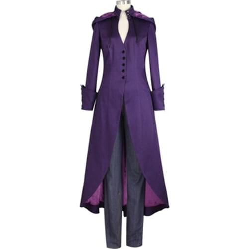 2019 Womens Vintage Gothic Victorian Medieval Long Sleeves Slim Hoodie Trench Tuxedo Coat Halloween Cosplay Costume Plus Size