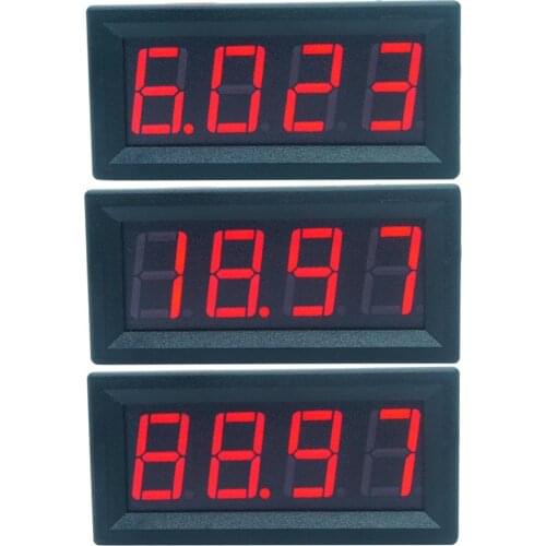 0-10A/50A/100A 0.56inch Mini Digital LED Display 4 Bits Ammeter Panel Amp Current Meter Tester Detector for Car Auto Home