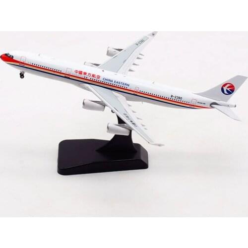 1:400 Scale China Eastern Airways A340-300 Airlines Model with Base Alloy Aircraft For Collectible Souvenir Show Gift Toys