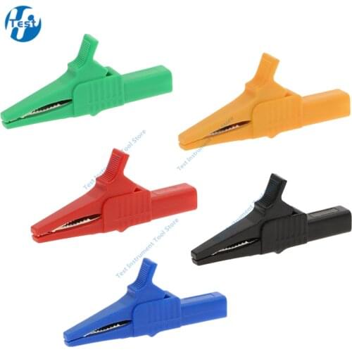 1PCS 32A 1000V Copper Alligator Clip For 4mm Banana Multimeter Pen HV Test Battery Test Clip Crocodile Clip