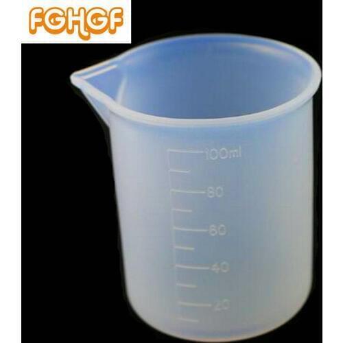 3pcs Silicone Measuring Mold Washable Cup 100ml Dosage DIY Crystal UV Resin Craft Supplies Reuse Tool Epoxy Resin Mixing Cups